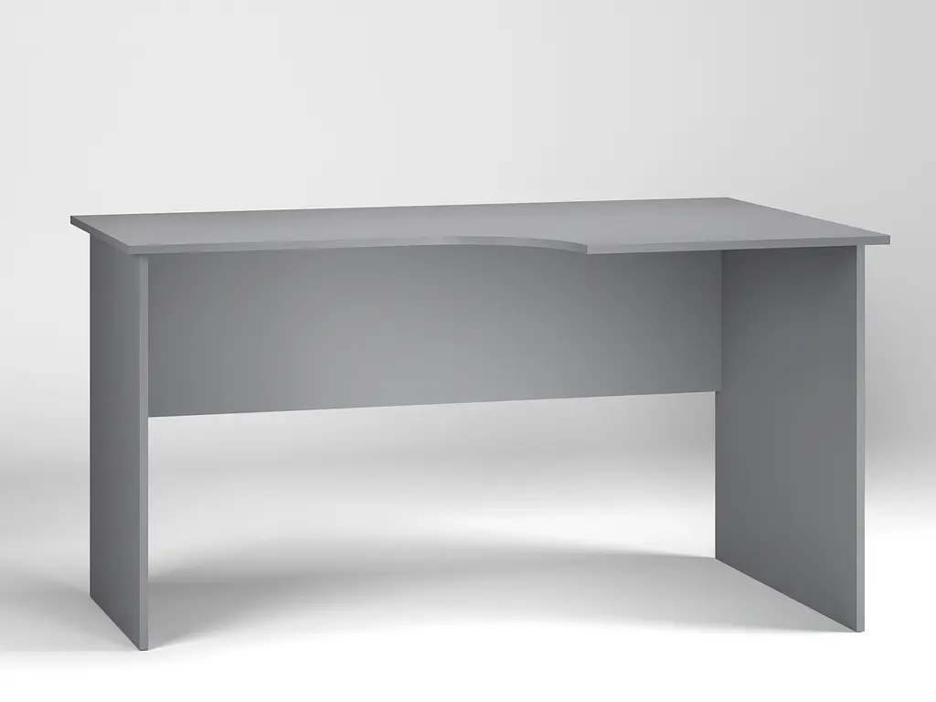 Стол угловой Правый ОП-202 Orange-Line 1400х840/600х750 Серая мышка - фото 2