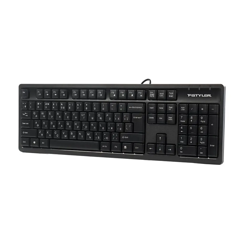 Клавіатура A4Tech FK12 USB UA Black (4711421003148) - фото 3