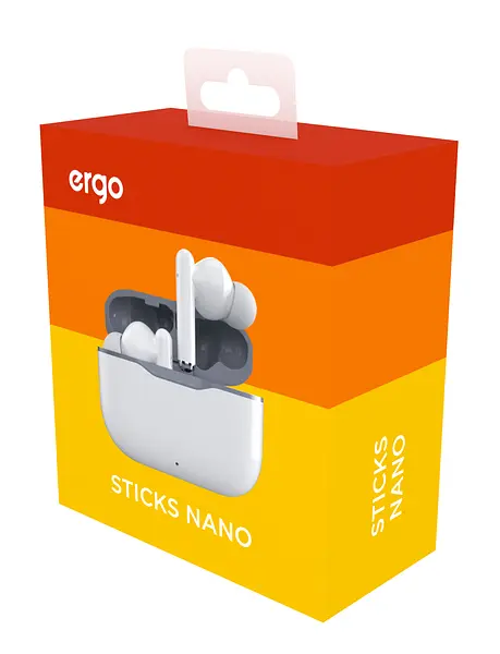 Навушники Ergo BS-710 Sticks Nano Білий (BS-710W) - фото 2