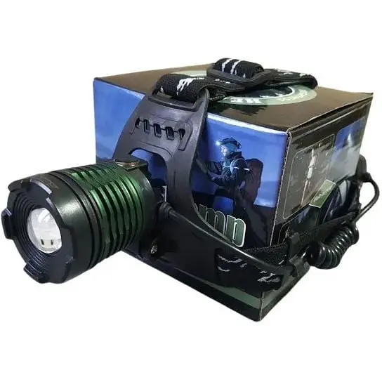 Налобный фонарь X-Balog BL 2188 T6 аккумуляторный для рыбалки 18650 х 2 USB - фото 2