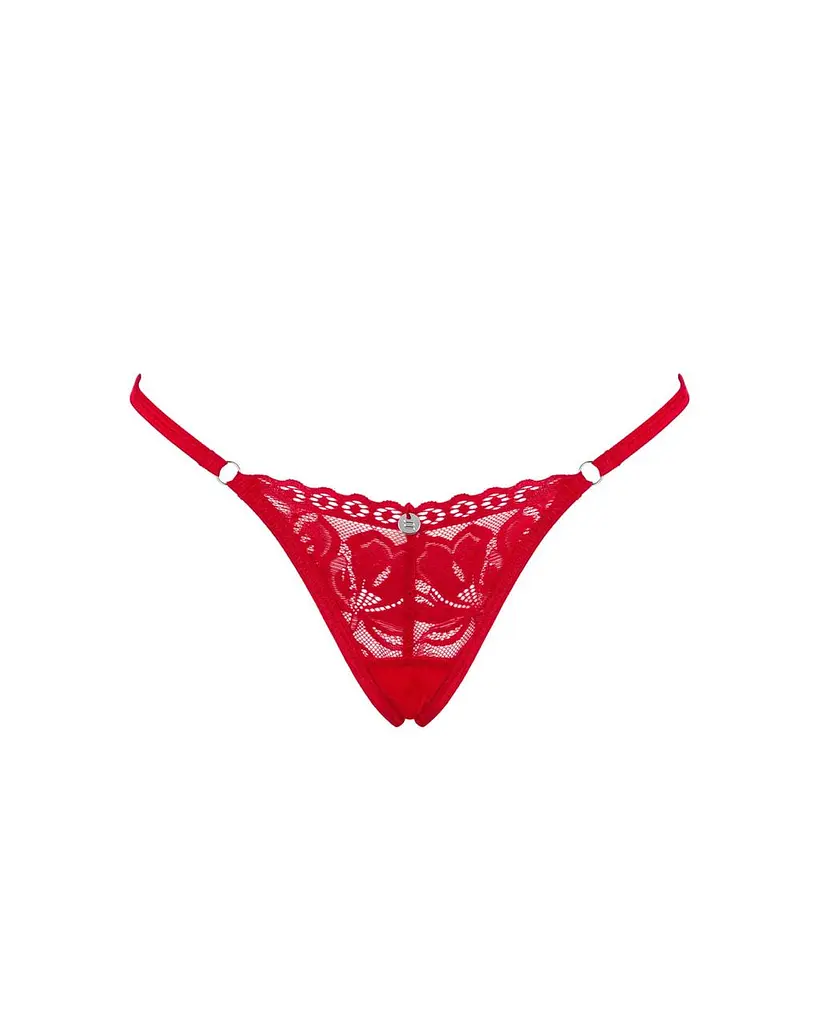 Трусики Obsessive Lacelove thong XS/S - фото 3