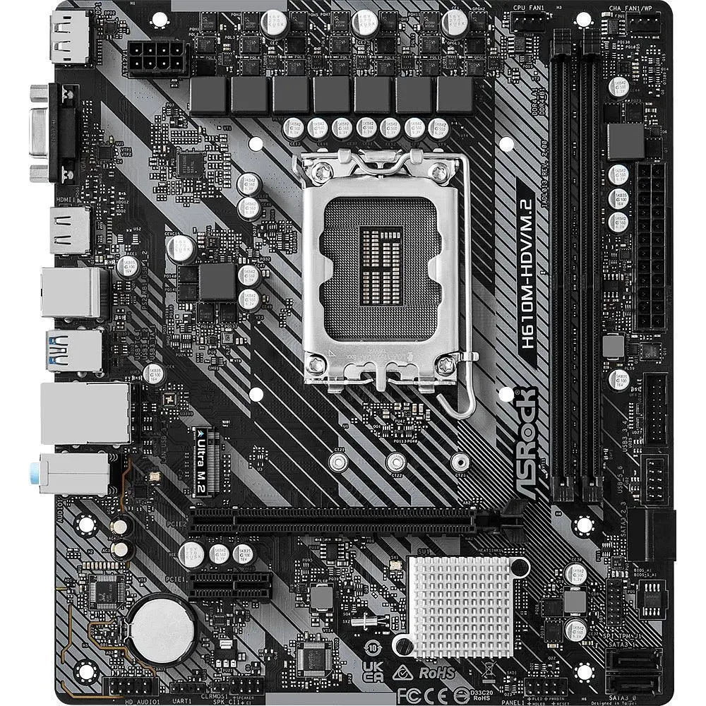 Материнська плата ASRock H610M-HDV/M.2 R2.0 [147008] - фото 3