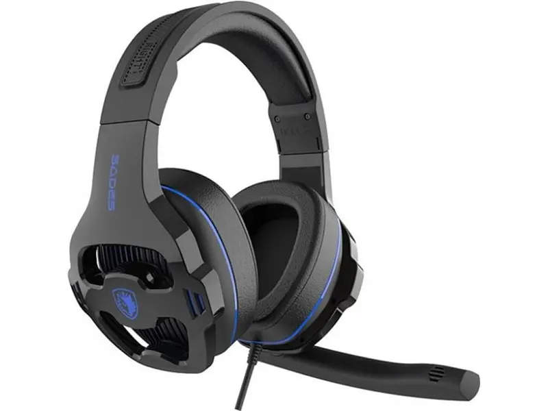 Гарнітура Sades SA-726 Ppower Black/Blue (SA726BLJ) - фото 2