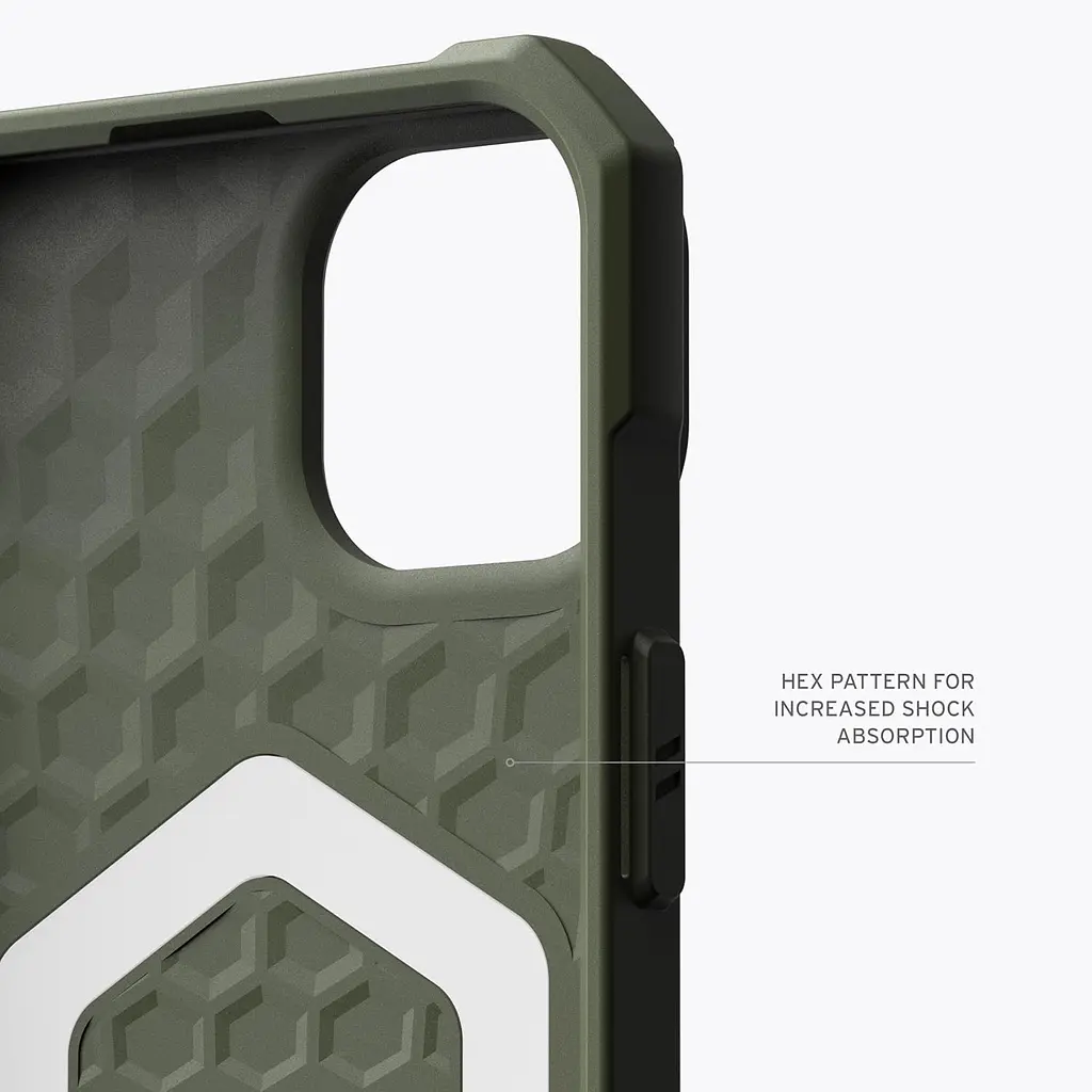 Оригінальний протиударний чохол UAG Essential Armor MagSafe для Iphone 15/14/13 Olive Drab 114288117272 - фото 12