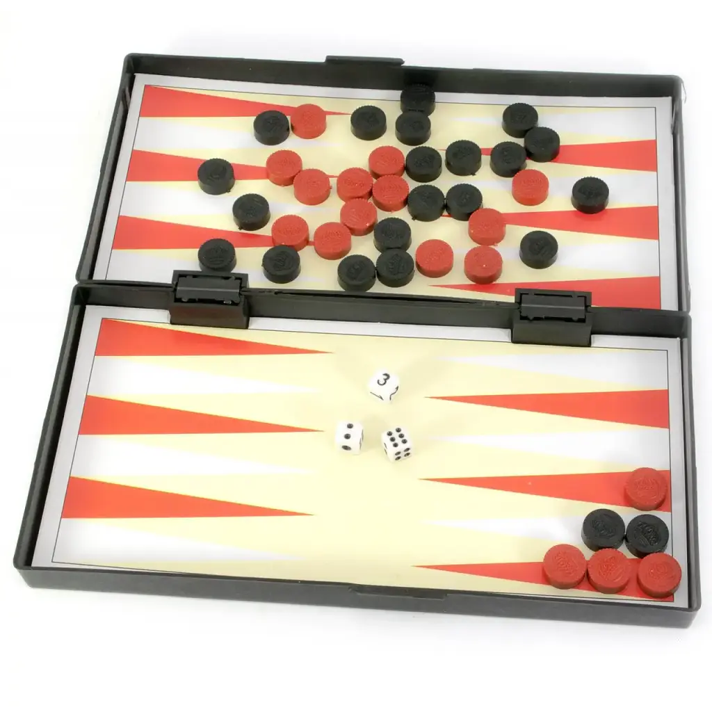 Шахматы, нарды, шашки магнитные 19.5х19х1.5 см - фото 2