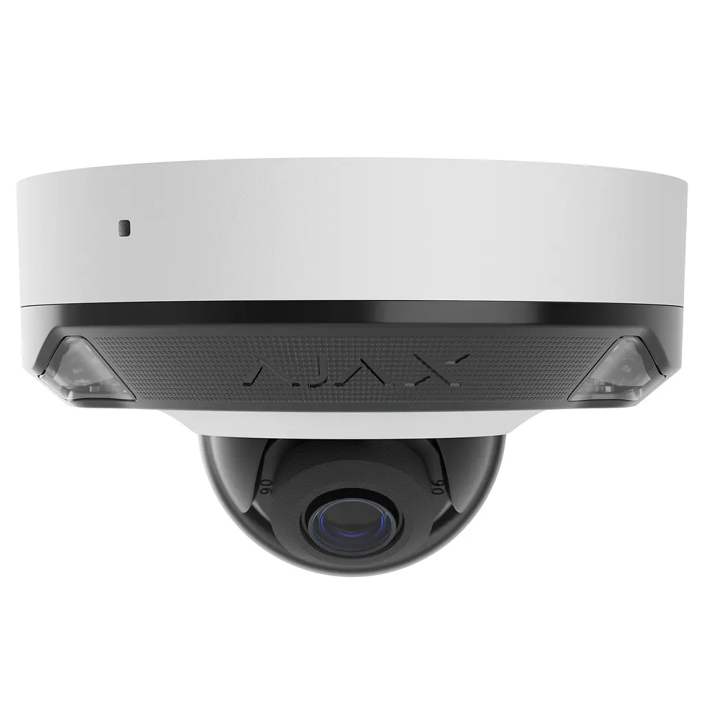 IP-Камера дротова DomeCam Mini HL white, 8мп, 2.8мм, гібридне підсвічування IR 15м, білий Led 1 Ajax teh0015958 - фото 2