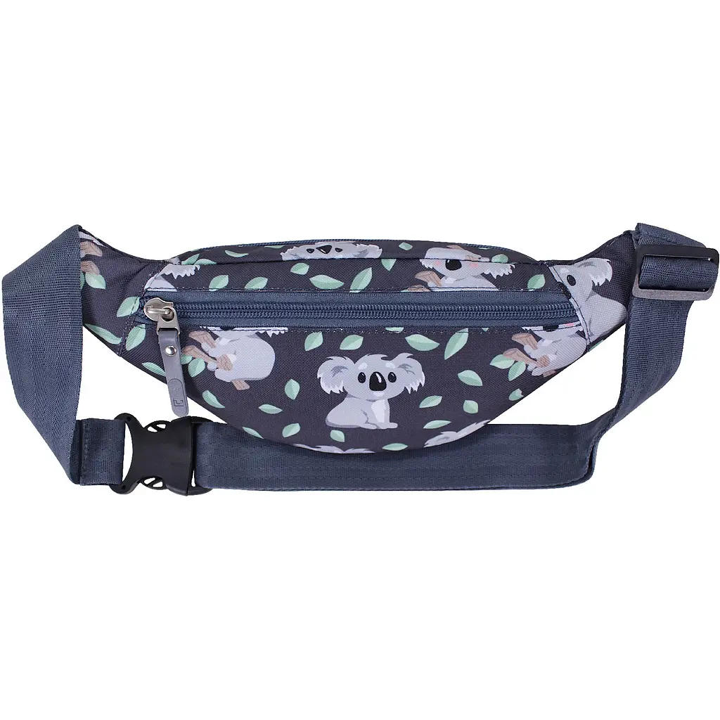 Сумка-бананка Bagland Bella 2 л сублимация 990 чернильная с принтом (00202664) - фото 3