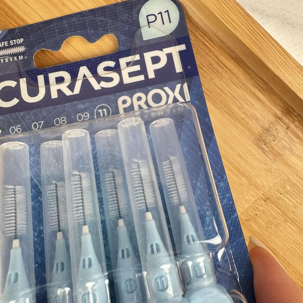Міжзубний йоржик Curasept Proxi P11, ISO3 (1.1 мм, блакитний), 25 шт - фото 2