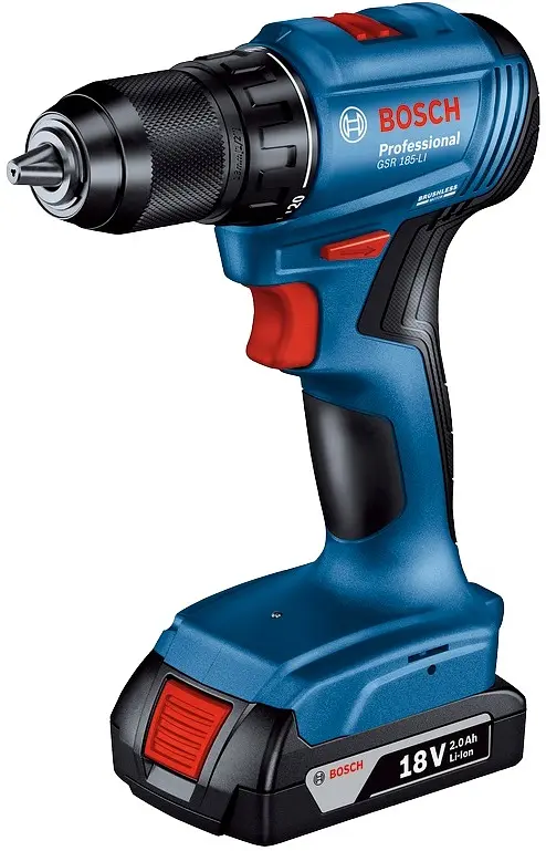 Шуруповерт-дрель аккумуляторная Professional GSR 185-LI 18В Bosch teh0025345 - фото 2