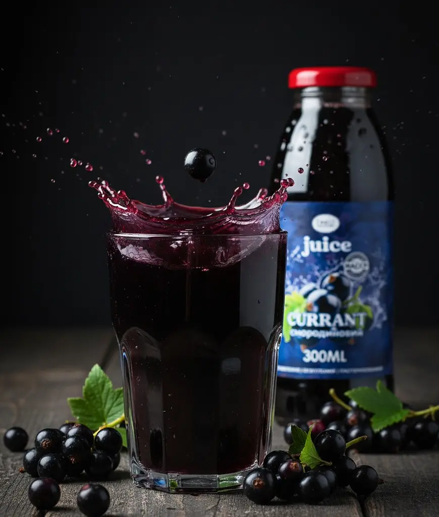 Сік Смородиновий 0,300 мл. 12 шт. в упаковці - фото 4