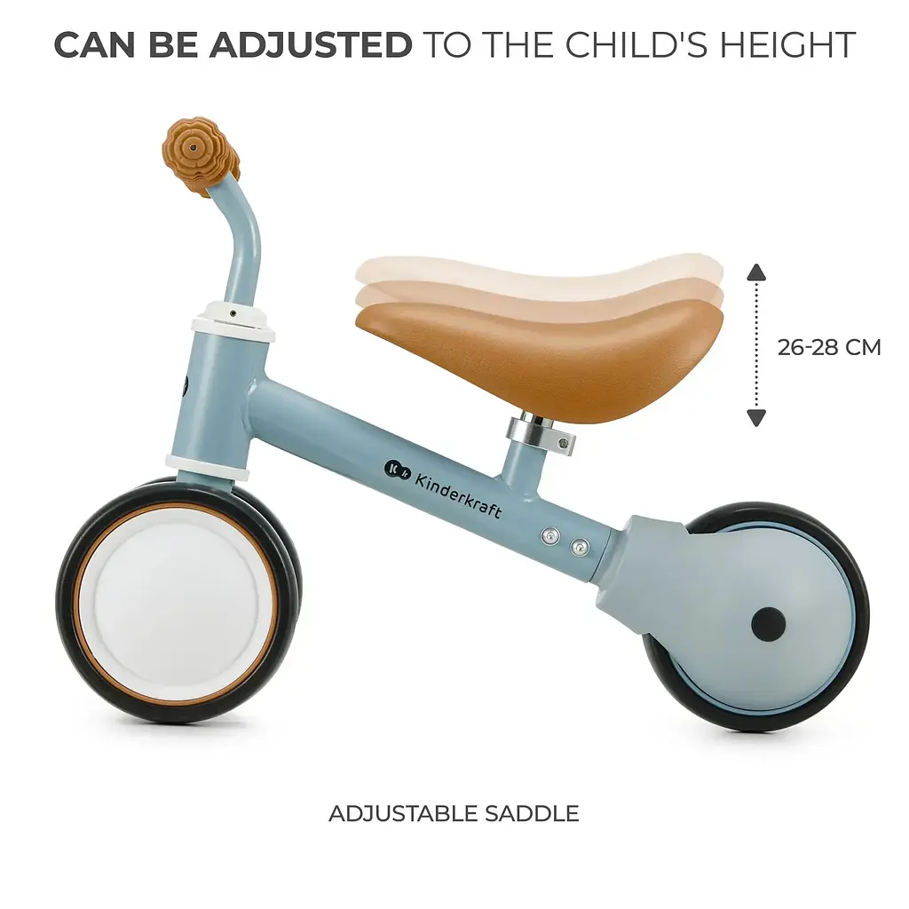 Каталка-Биговел Kinderkraft Cutie Light Blue (KRCUTI00BLU0000) - фото 7