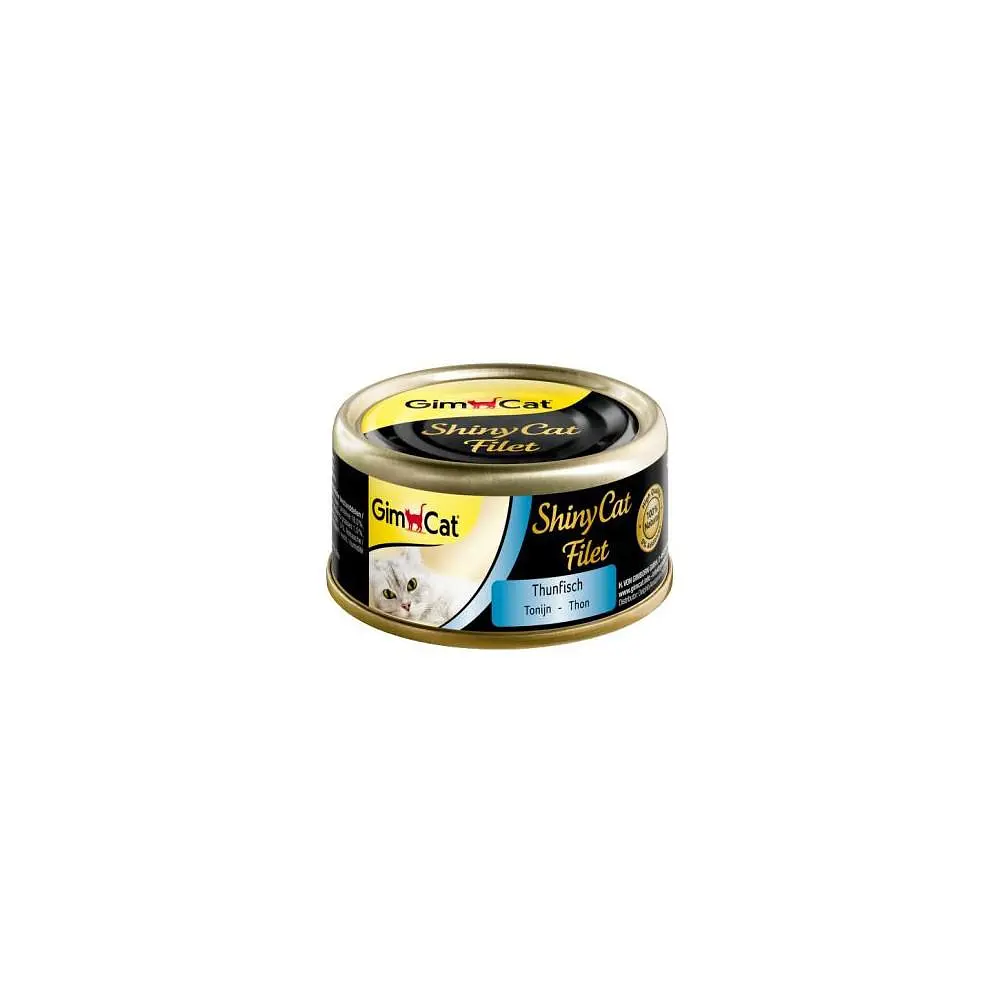 Вологий корм для котів GimCat Shiny Cat Filet 70 г (тунець) - фото 3