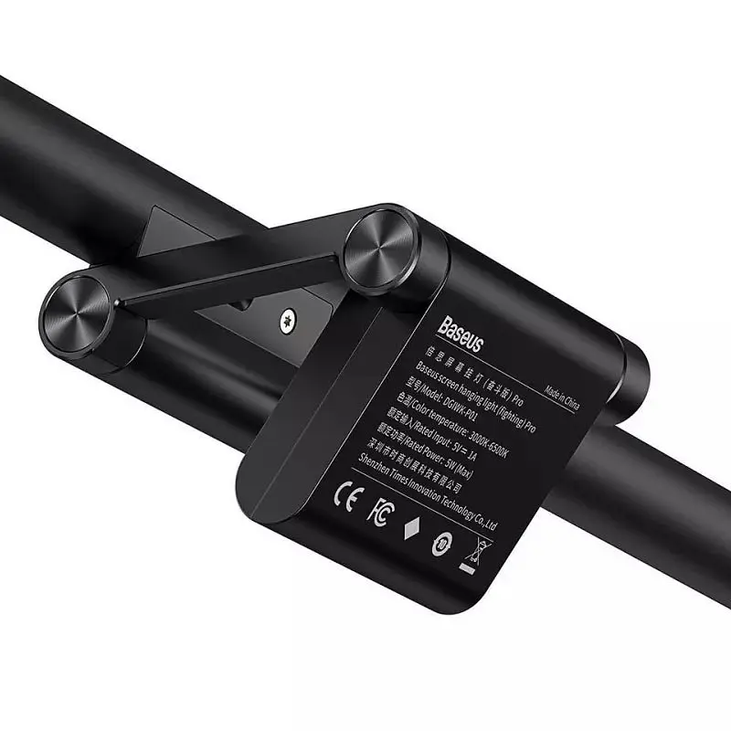 LED лампа для комп'ютера Baseus I-Wok Asymmetric Light Source Screen Hanging Light (fighting) Pro Black - фото 3