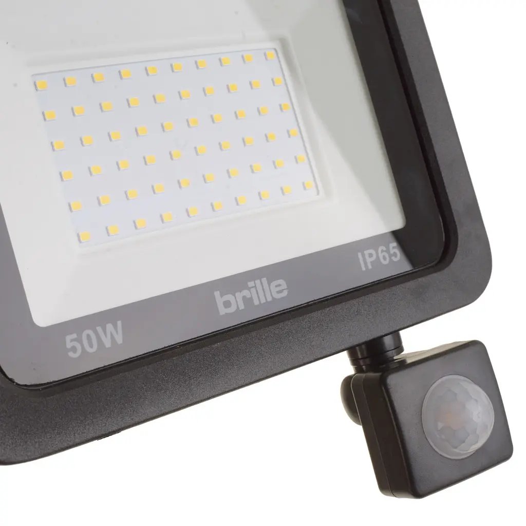 Світлодіодний прожектор Brille з датчиком руху HL-19P/50W NW IP65 - фото 9