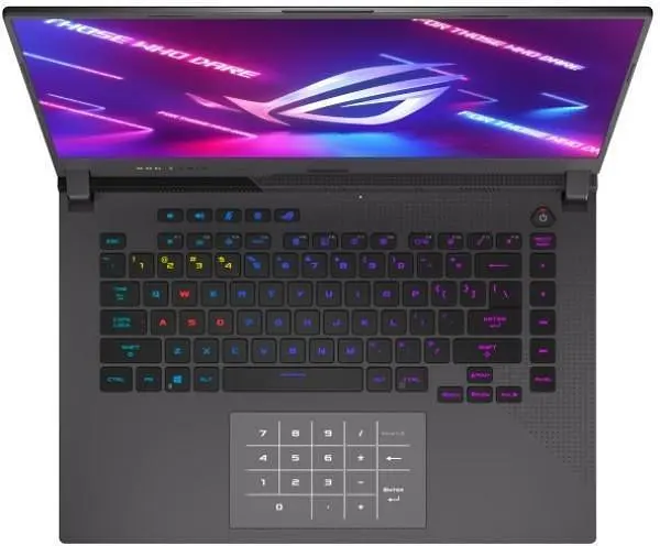 Ноутбук Asus Rog Strix RTX 3080 8GB 130 TDP|Ryzen 7 5800H RAM 32GB SSD 1000GB Refurbished - фото 2