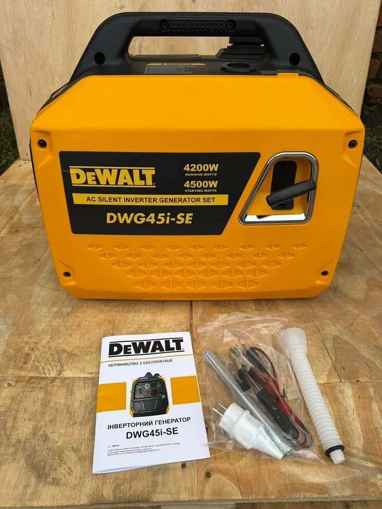 Інверторний Генератор бензиновий DeWalt DWG45i-SE (4.2 -4.5 кВт) + електростартер - фото 2