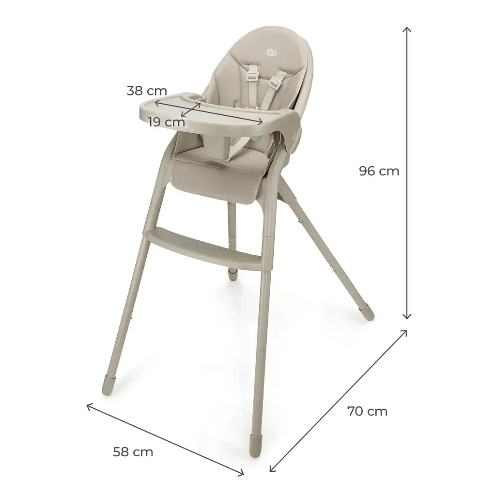 Стільчик для годування Kinderkraft Dinnly Beige (KHDINN00BEG0000) - фото 7