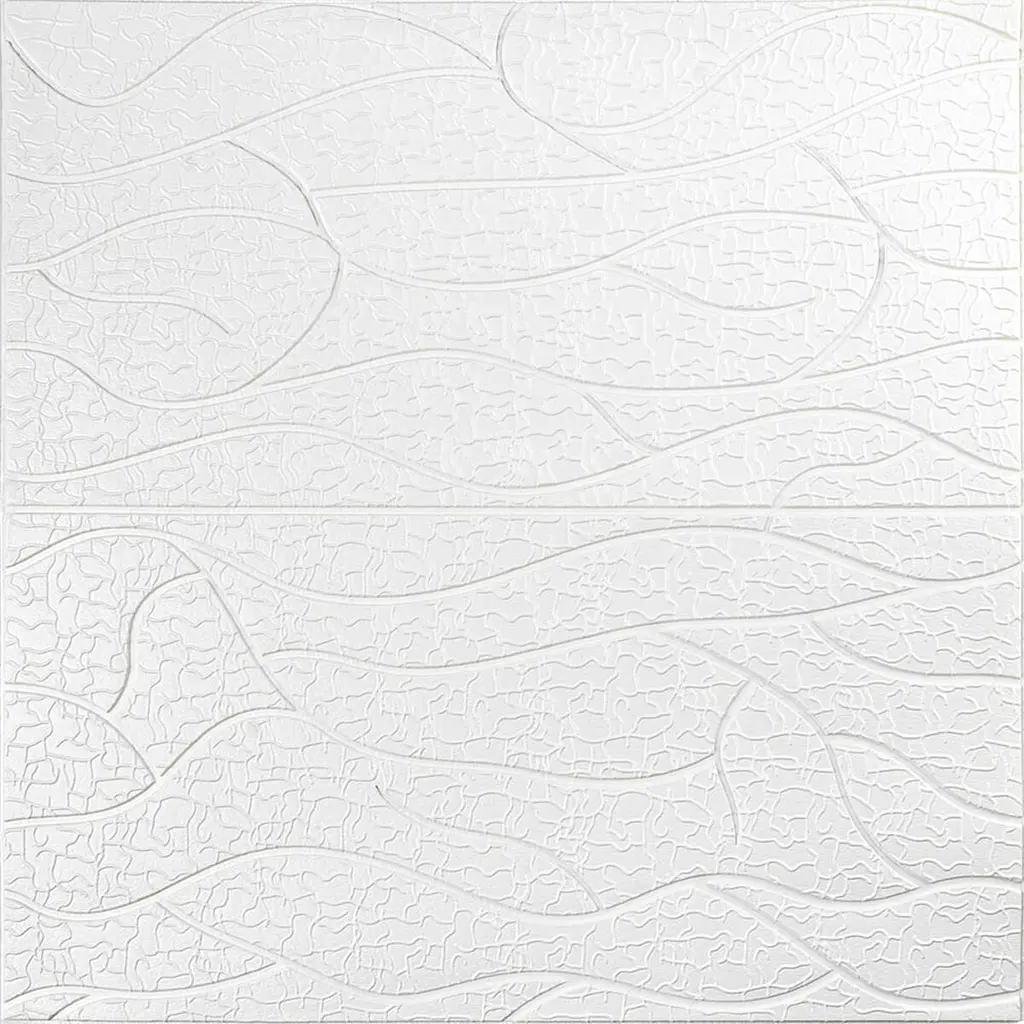 Панель 3D WHITE 700x700x6mm (D) SW-00001948 - фото 1