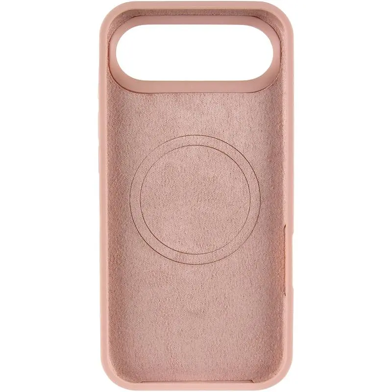 Чохол Epik Silicone Case Full Protective (AA) V2 with MagSafe для Apple iPhone 17 Air (6.5) Рожевий / Pink Sand - фото 3