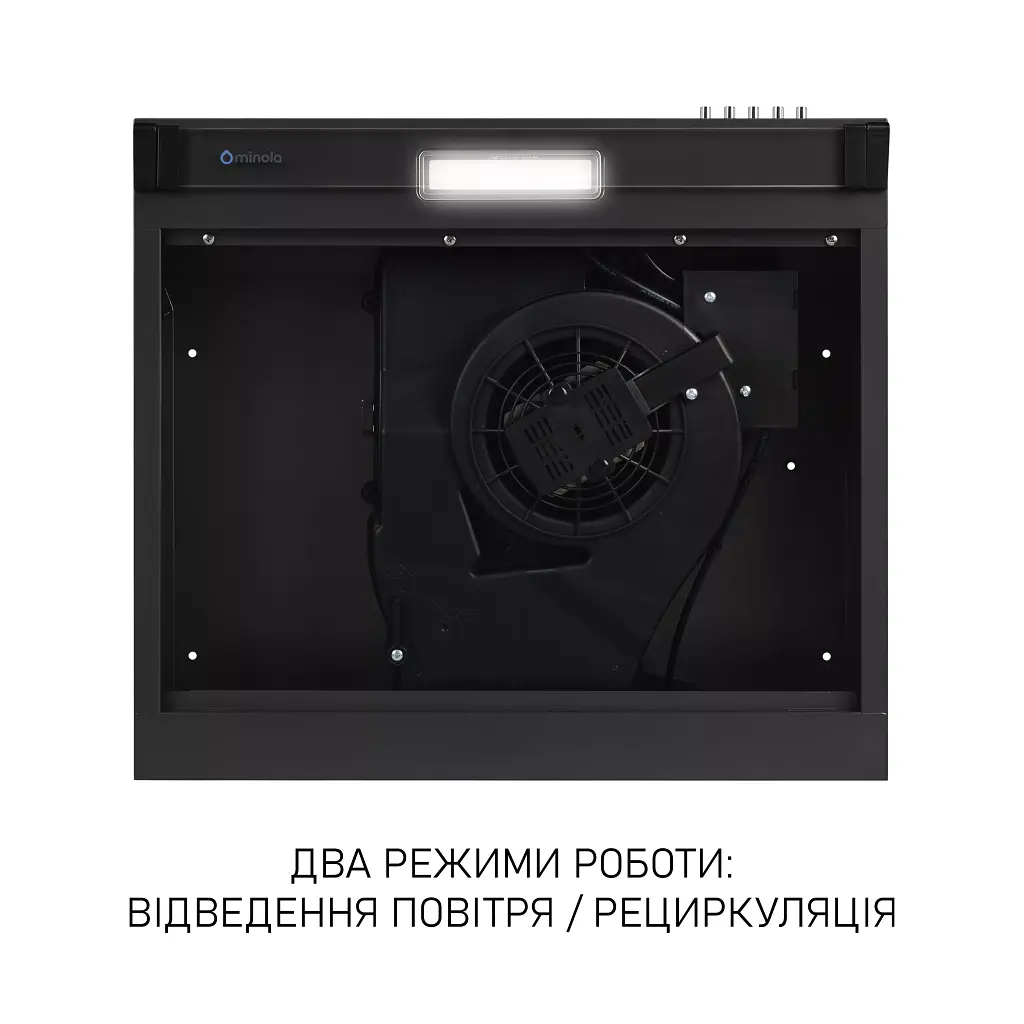 Витяжка плоска Minola HPL 522 BL - фото 7