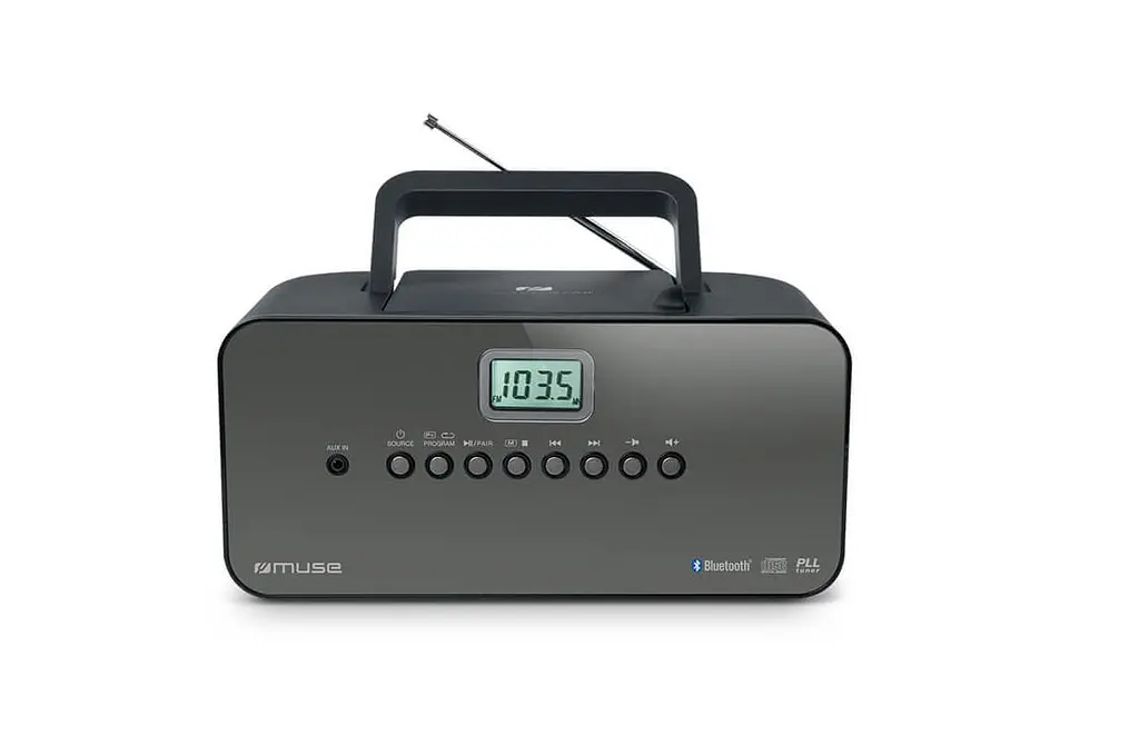 Радіоприймач CD Muse M-22 BT чорний - фото 3
