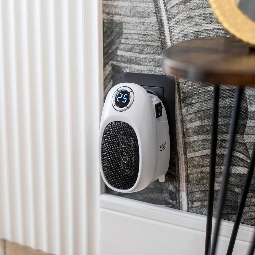 Тепловентилятор керамічний обігрівач Adler AD 7749 1500Вт до 32 кв.м таймер таймер - фото 8