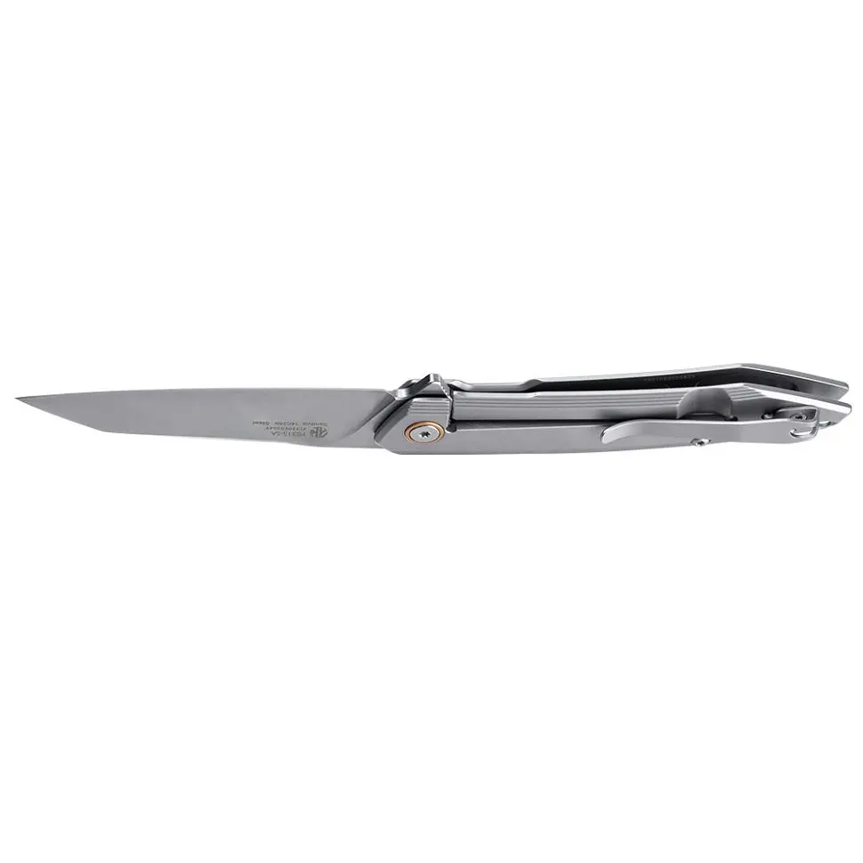 Ніж складаний туристичний Ruike P831S-SA/(8.5 см) 14C28N/3cr14n сірий - фото 6