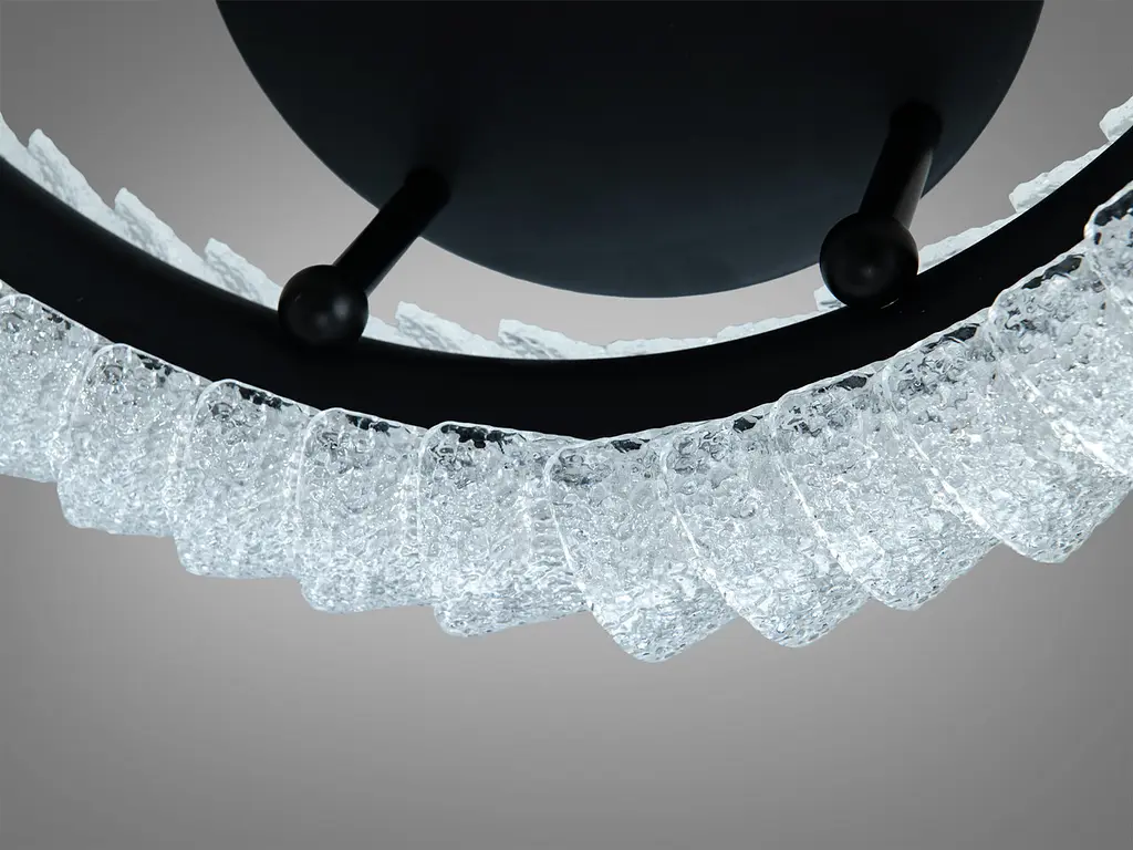 Сучасна LED люстра Diasha 2509/500BK з пультом і димером для вітальні та спальні - фото 5