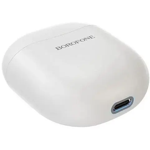 Наушники беспроводные Borofone BE49 Serenity TWS wireless BT headset белые - фото 2