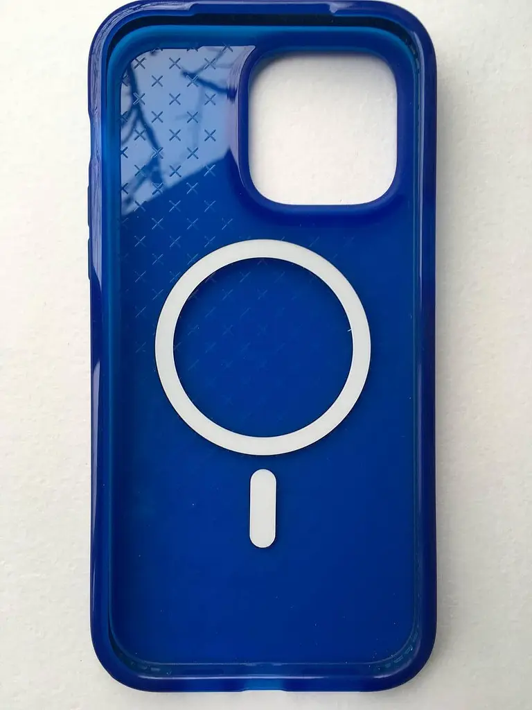 Оригінальний протиударний чохол Tech21 Evo Check MagSafe для iPhone 14 Pro (6.1") Blue T21-9697I - фото 7