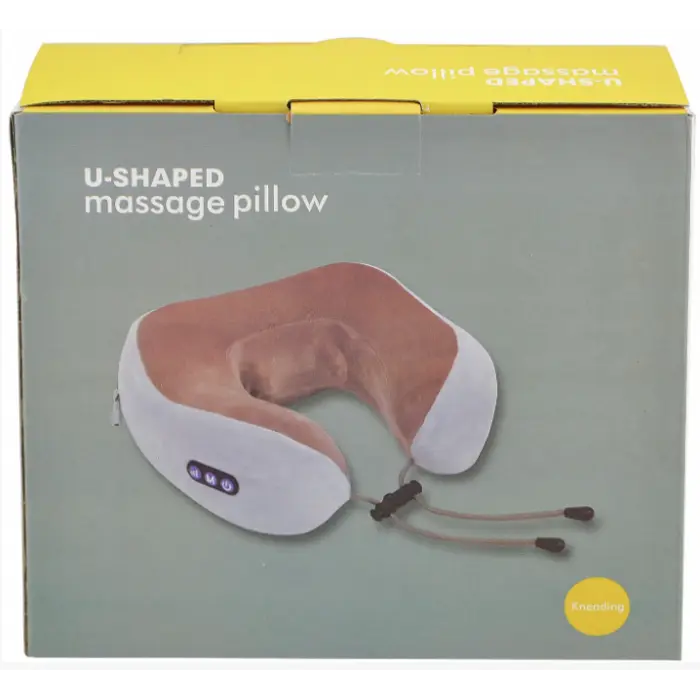 Масажна подушка для шиї U-shaped Massage pillow портативний масажер, вібромасажер для шиї - фото 5