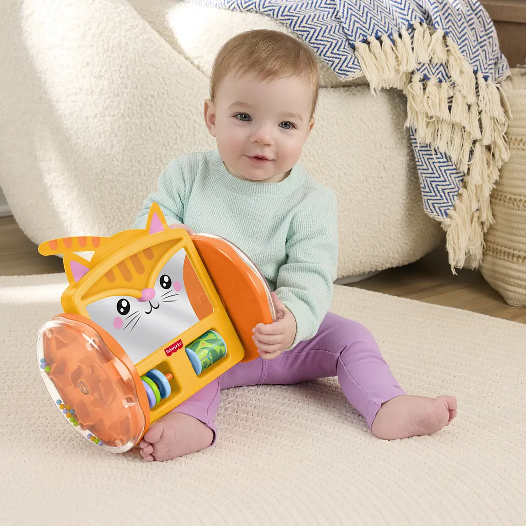 Іграшка-каталка Fisher-Price Активне кошеня (JLF98) - фото 3