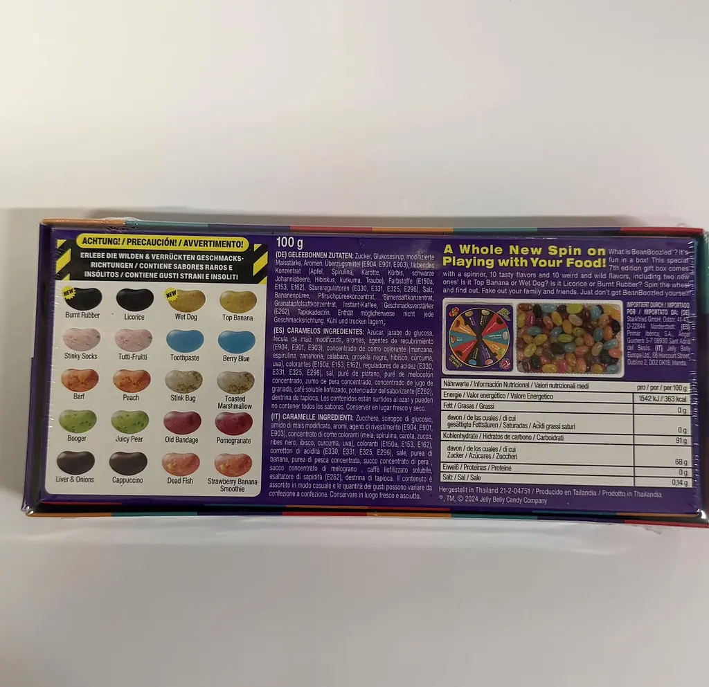 Цукерки 2  уп та гра Bean Boozled Spinner Gift Box — 7th ed. 100 грамів - фото 3