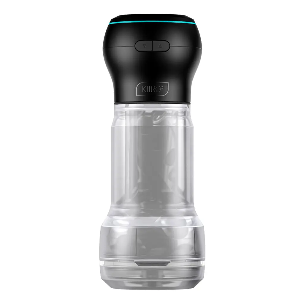 Мастурбатор Kiiroo Feel Pocket Crystal зі всмоктувальною інтерактивною насадкою PowerBlow Combo Set