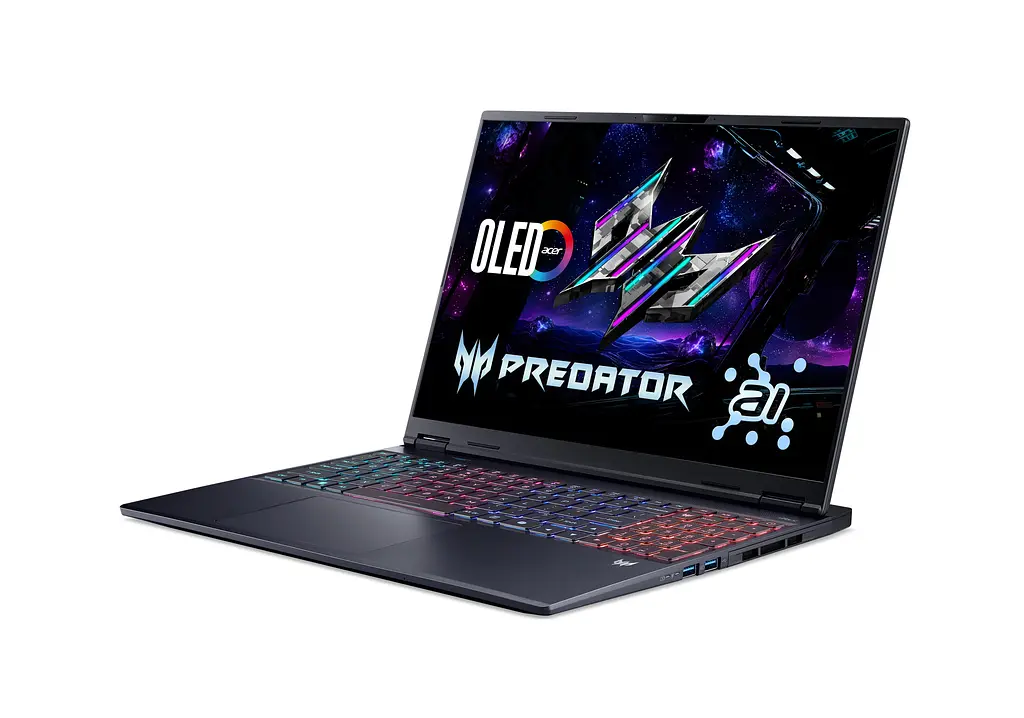 Acer Ноутбук Acer Predator Helios Neo 16S PHN16S-71 16" OLED, Intel U9-275HX, 32GB, F1TB, NVD5070Ti-12, Win11P, чорний - фото 6
