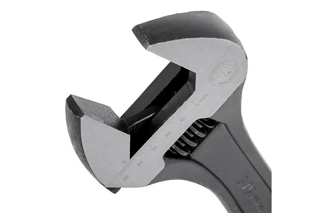 Ключ разводной Intertool 375 мм (0-50 мм) фосфатированный XT-0065 - фото 4