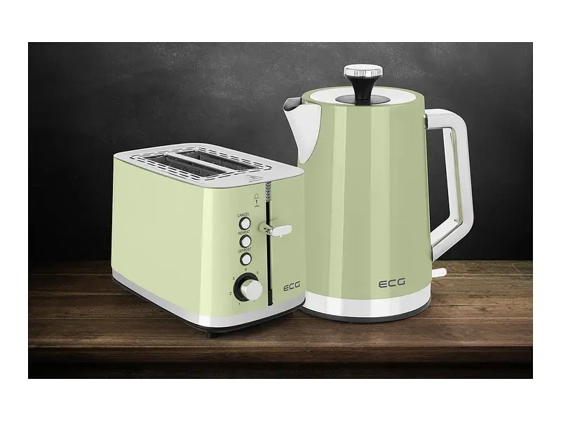 Тостер ECG ST 2766 Vintage Olive - фото 12