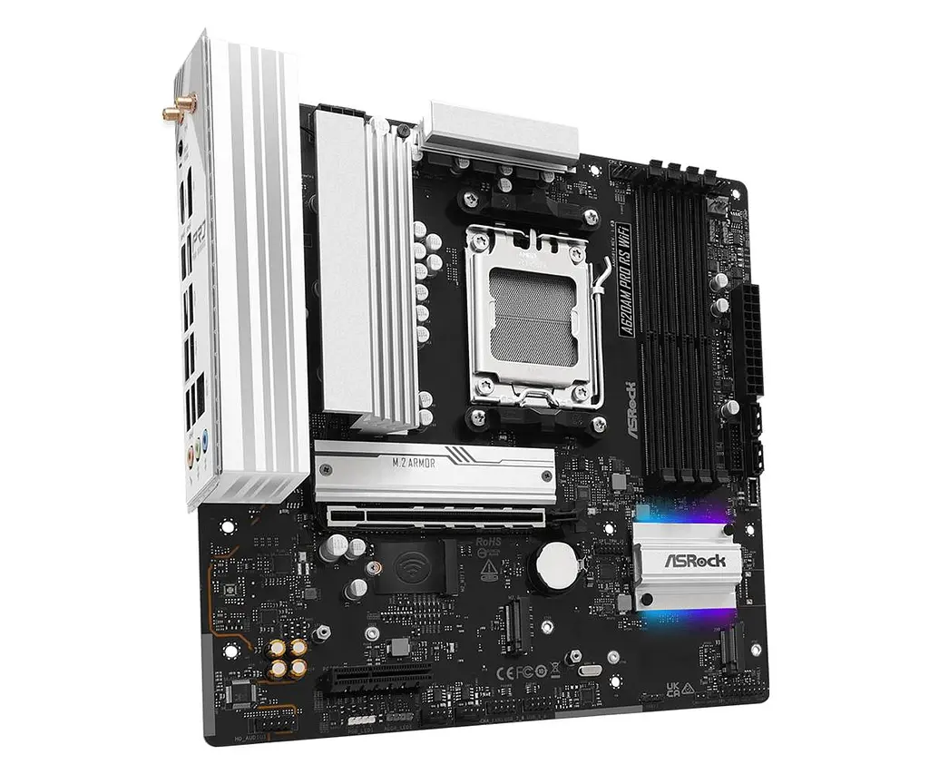 Материнська плата ASRock A620AM Pro RS WiFi Socket AM5 - фото 3