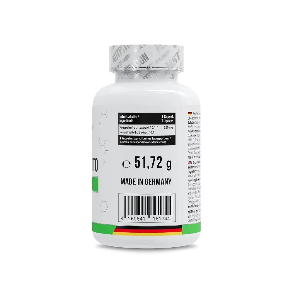 Екстракт сереноа MST Nutrition Saw Palmetto Extract 320 mg, 120 капсул - фото 2