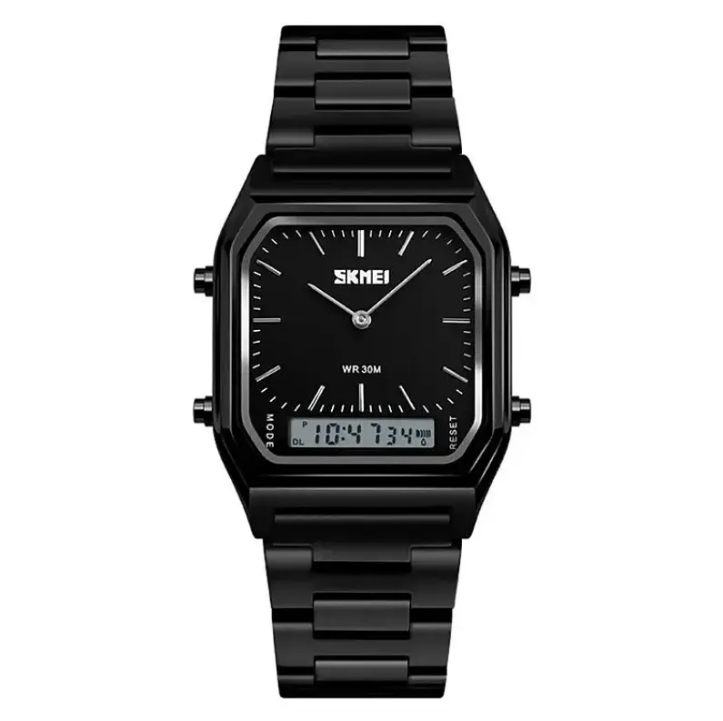 Наручний чоловічий годинник Skmei 1220 Tango Чорні - фото 2