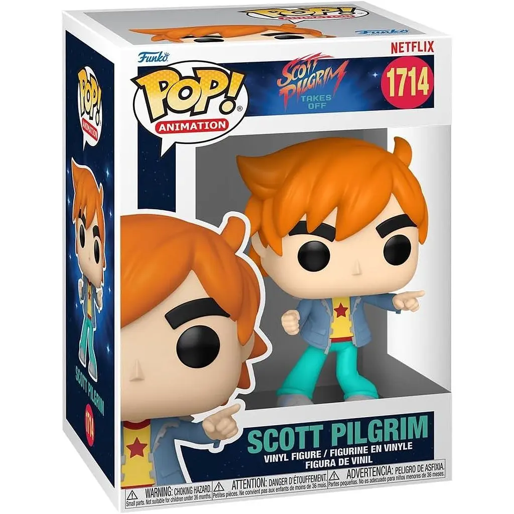 Фігурка Funko Pop Скотт Пілігрим тисне на газ Скотт Пілігрим Scott Pilgrim Takes Off Scott 10 см SPT SP 1714 - фото 3