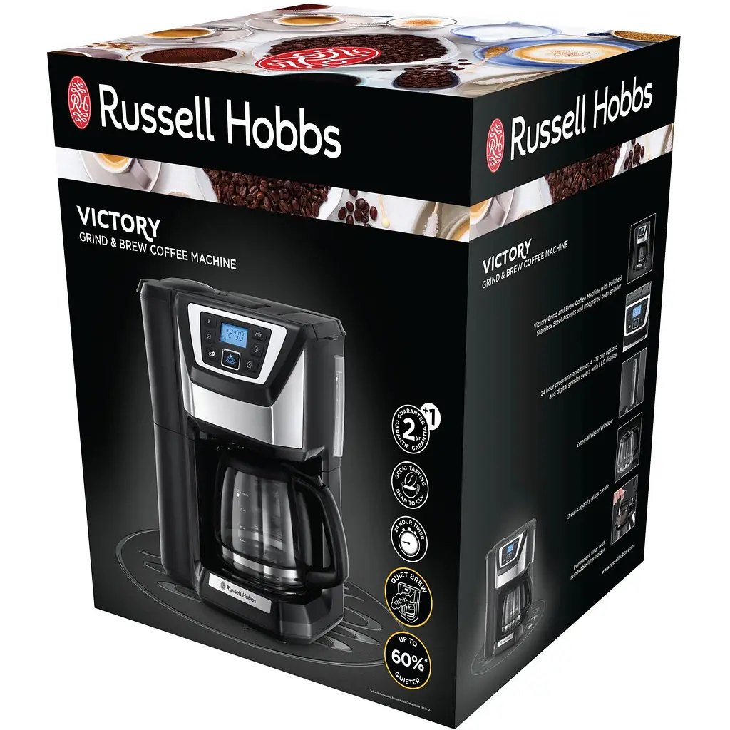 Крапельна кавоварка Russell Hobbs Chester Grind & Brew Digital 22000-56 - фото 3