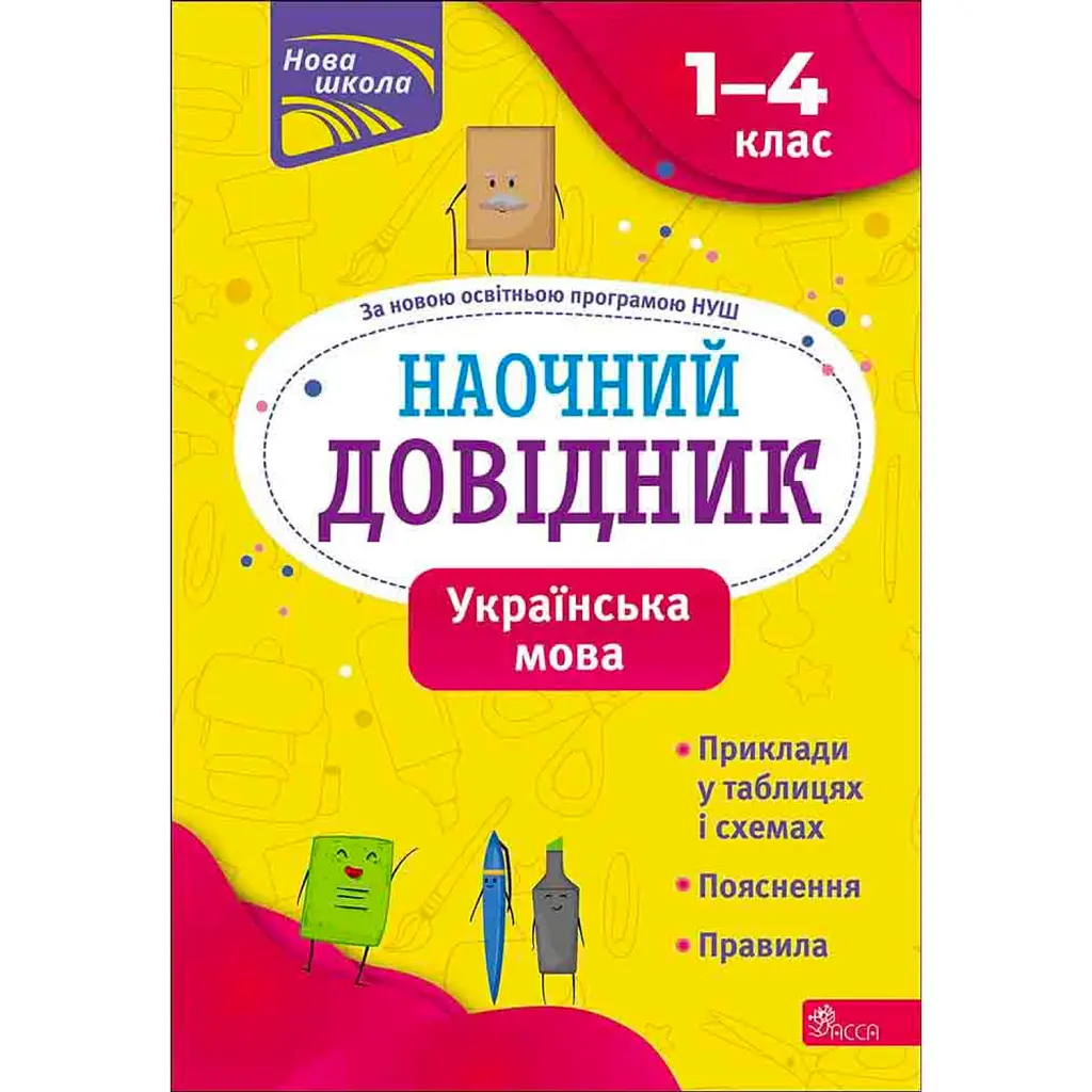 Наочний довідник. Українська мова. 1-4 клас - Олена Медведь