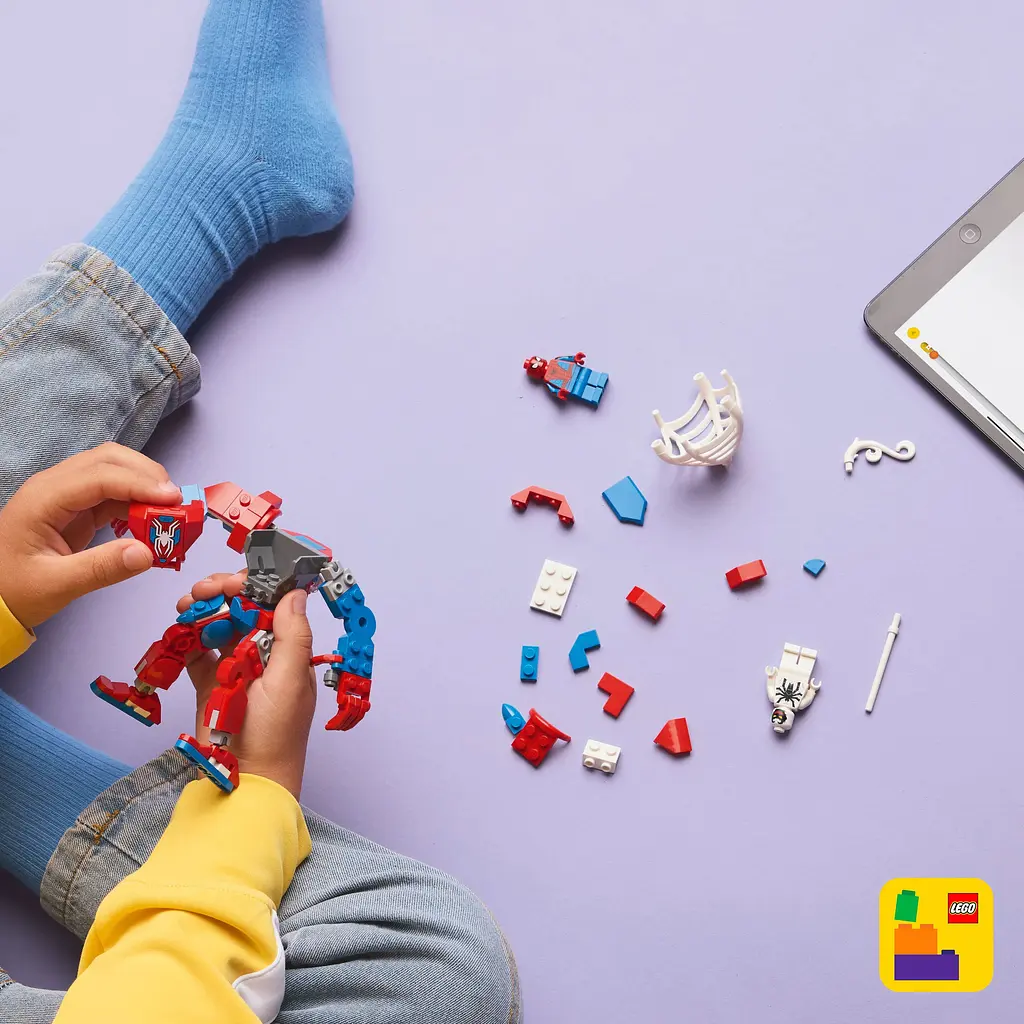 Конструктор LEGO Marvel Робот Человека Паука против Анти-Венома, 107 деталей (76308) - фото 11