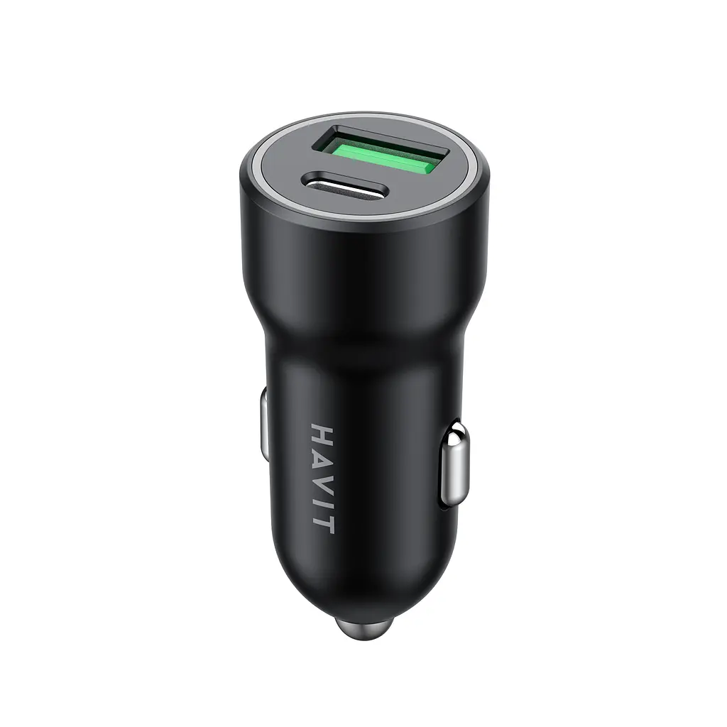 Автомобільний зарядний пристрій HAVIT HV-CC613 20W USB+USB-C HAVIT (27959-000) - фото 3