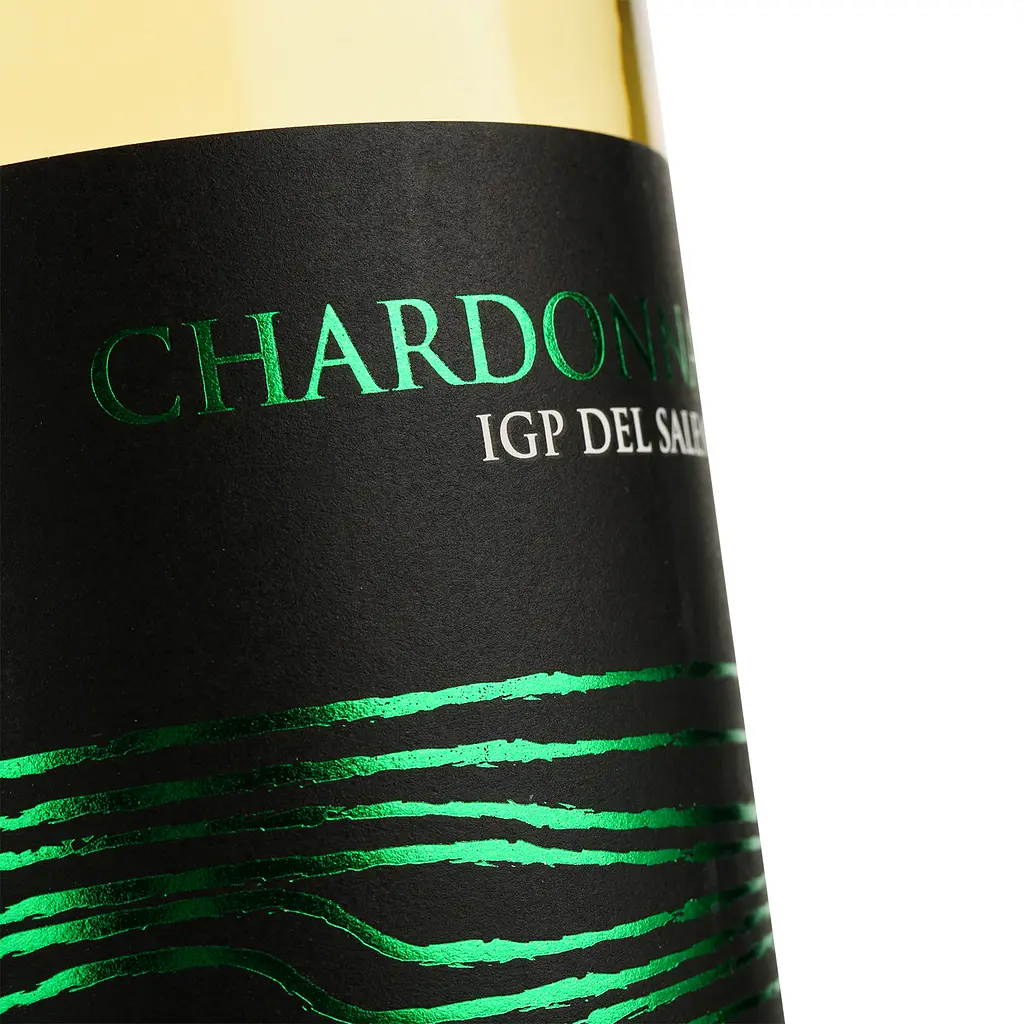 Вино Cantine Lizzano Chardonnay Salento IGP біле сухе 0.75 л - фото 3