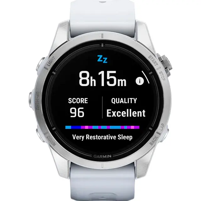 Смарт-годинник Garmin Epix Pro [Gen 2] Standard Edition 42mm Silver with Whitestone Band [010-02802-00] [86539] - фото 10