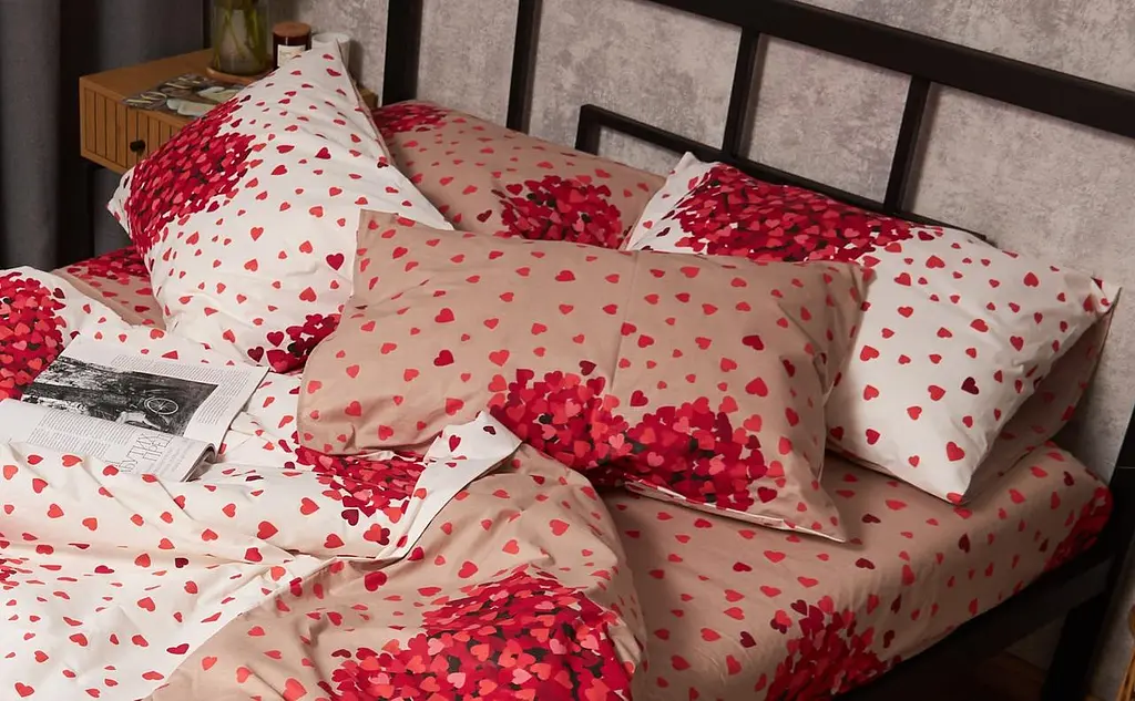 Набор наволочек Moon&Star Бязь Gold Люкс Petal Heart 40х40 см 2 шт MS840000744 - фото 4