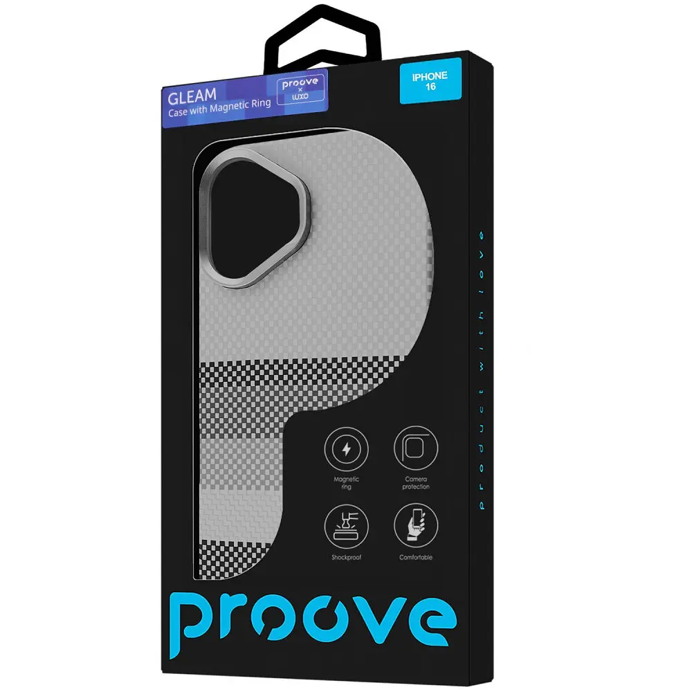 Чохол Proove Gleam Case with Magnetic Ring iPhone 16 в асортименті - фото 2