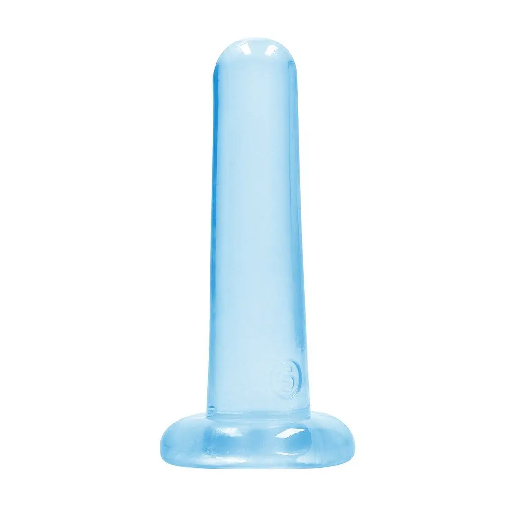 Фалоімітатор Realrock Crystal Clear Dildo 5.3", 13.5 см (блакитний) - фото 6